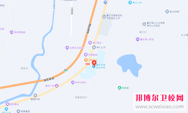 重庆护理职业学院地址在哪里，哪个地区，哪个城市?